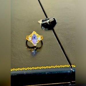 Tanzanite and Diamond Ring